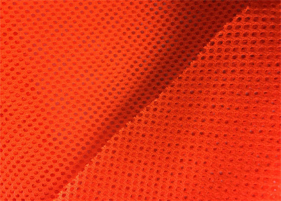 High Visibility Fluorescent Material Fabric Mesh Polyester For Vests