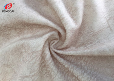 Anti Pilling Polyester Fleece Fabric , Printed Velvet Sofa Fabric For Upholstery