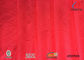 Bright Red Polyester Fluorescent Material Fabric , High Visibility Uniform Fabric